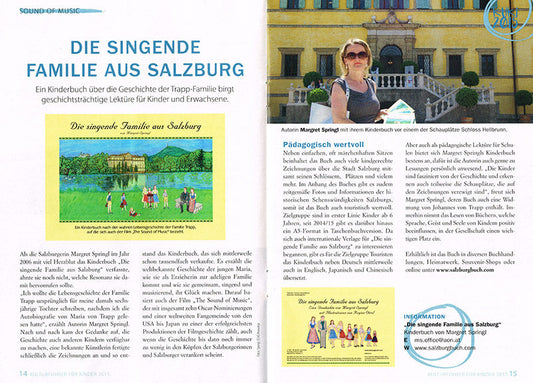 Kinder- und Kulturmagazin - Kultur für Kinder stellt das Buch "Die singende Familie" von Margret Springl vor.