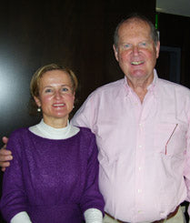 Autorin Margret Springl mit Johannes von Trapp (Sohn der echten Trapp-Familie)