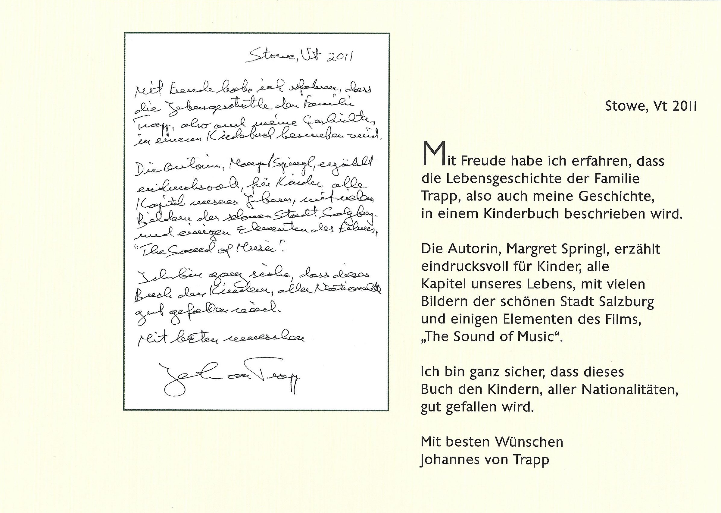 Die singende Familie aus Salzburg - Sound of Music - Buch