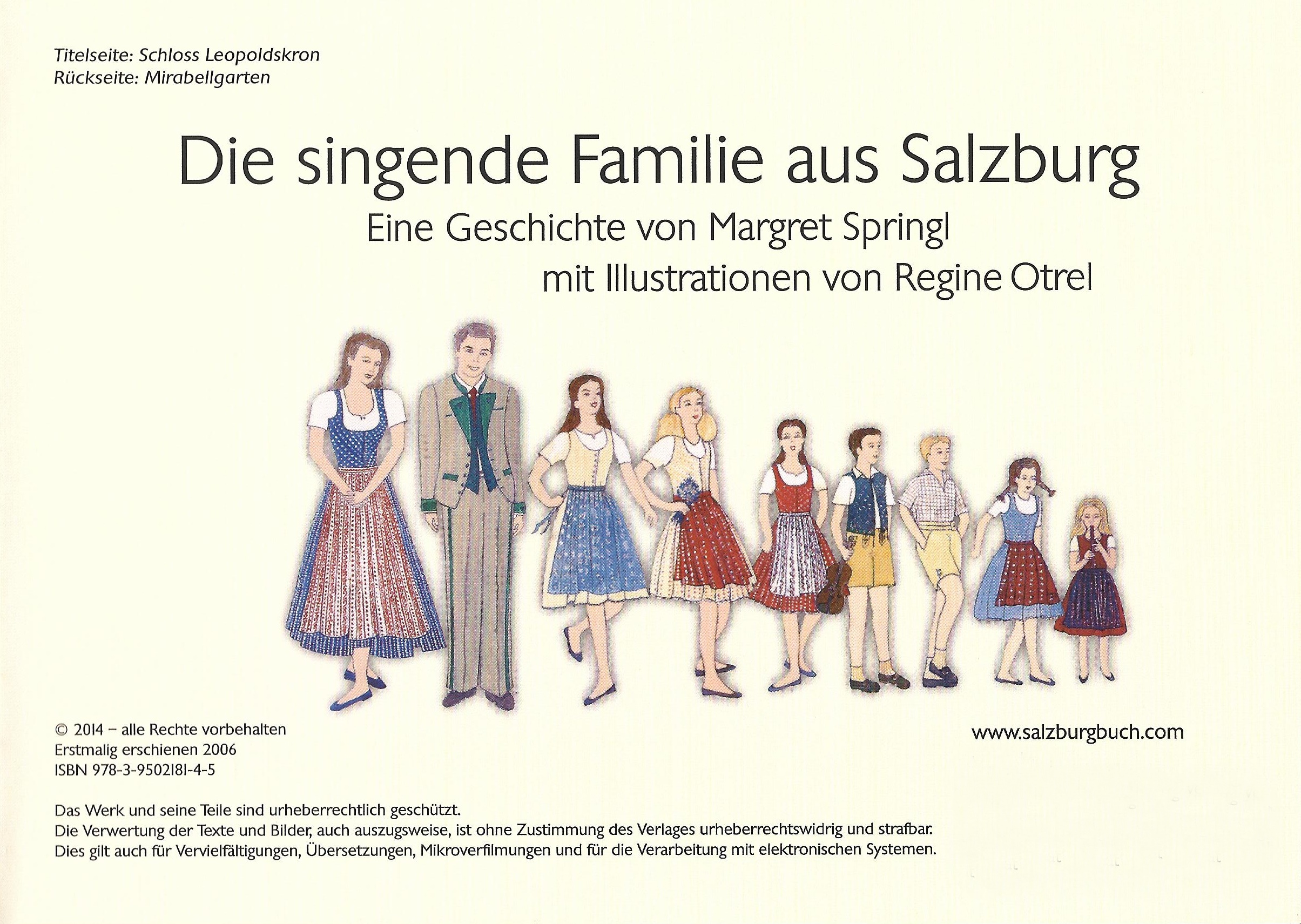 Die singende Familie aus Salzburg - Sound of Music - Buch